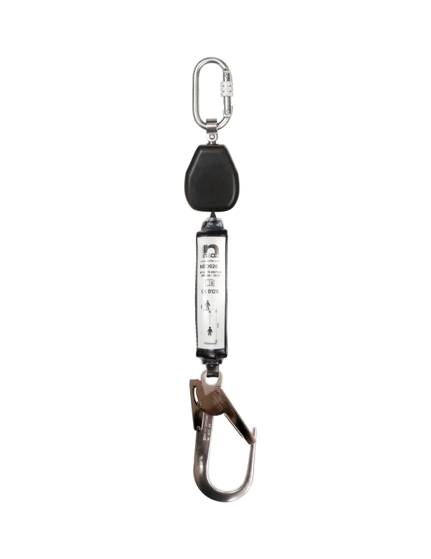 Antichute à rappel compact